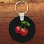 Luscious Retro Cherries Schlüsselanhänger (Vorderseite)
