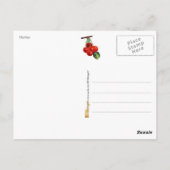 Luscious Sweet Cherries Postkarte (Rückseite)