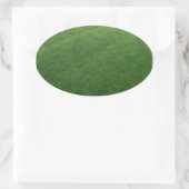 Luscious Turf Oval Aufkleber (Tasche)