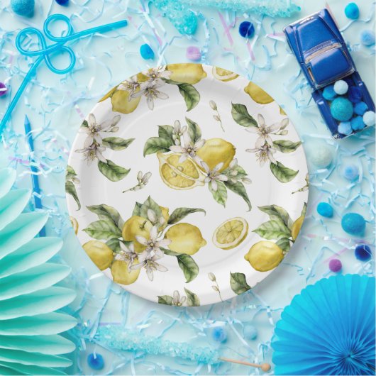 Luscious Zitronen und Grüne Pappteller (Party)