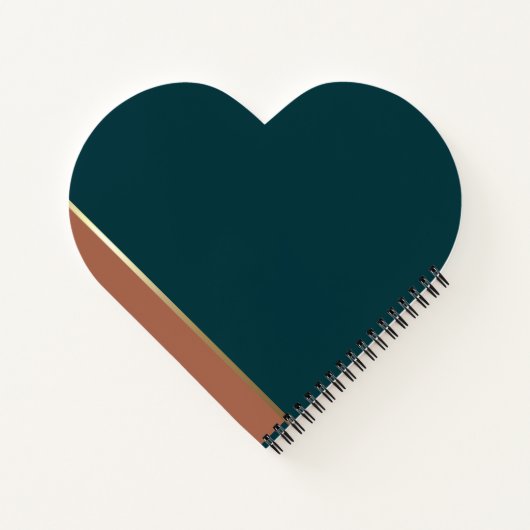 Lush Aquamarin Green Pink Elegantes Pocket Noteboo Notizblock (Rückseite)