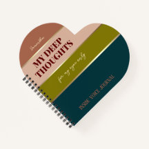 Lush Aquamarin Green Pink Elegantes Pocket Noteboo