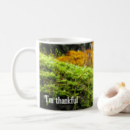Lush Autumn Moss - Personalisierter Erntedank Kaffeetasse