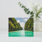 Lush Bacuit Archipelago Postkarte (Stehend Vorderseite)