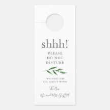 Lush Blätter Elegante Hochzeit Willkommen/nicht st