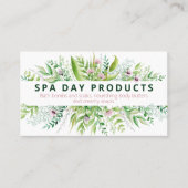 Lush Bouquet DIY Handmade Wellness-Center Bath Ski Visitenkarte (Vorderseite)
