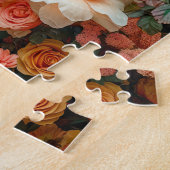 Lush Bouquet with Salmon Roses Puzzle (Seite)
