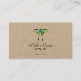 Lush Butterfly Logo Kraft Jewelier Designer Telefonnummerkarte