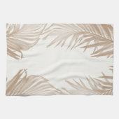 Lush Caribbean Palm Collage 3 Geschirrtuch (Horizontal)