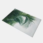 Lush Caribbean Palms #11 #tropical #palms #wall Fußmatte (Schrägansicht)