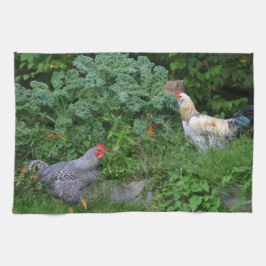 Lush Chicken Kitchtuch Handtuch (Horizontal)