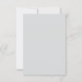 Lush Elegant Nature Pink Daisy Wedding Einladung (Rückseite)