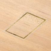 Lush eleganter Konfetti-Abschluss Acryleinladungen (Ablage )