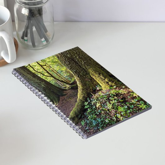 Lush Evergreen Forest Notizblock
