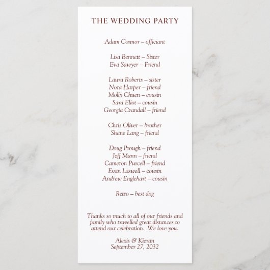 Lush Exotic Tropical Palm Blätter Programm (Rückseite)