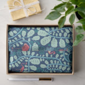 Lush Flamingo Jungle Pattern Seidenpapier (Geschenk)