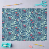 Lush Flamingo Jungle Pattern Seidenpapier (Basteln)