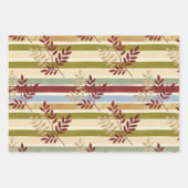 Lush Fresh Colorful Botanical Watercolor TMF26 Geschenkpapier Set (Vorderseite 3)