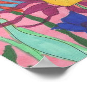 Lush Garden Art Poster (Ecke)