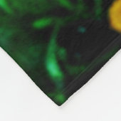 Lush Garden Sunlight Scene Fleecedecke (Ecke)