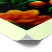 Lush Garden Sunlight Scene Poster (Ecke)