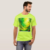Lush Garden Sunlight Scene T-Shirt (Vorne ganz)