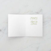 Lush Garden Trellis mit Ivy and Foliage New Zuhaus Karte (Innenseite)