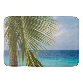 Lush Glam Palm Ocean 1 Badematte (Vorderseite)