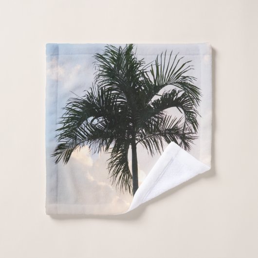 Lush Glam Palm Tree 1 Badhandtuch Set (Waschlappen)