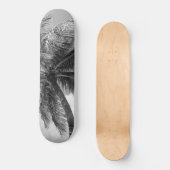 Lush Glam Palm Tree 2 Skateboard (Vorderseite)