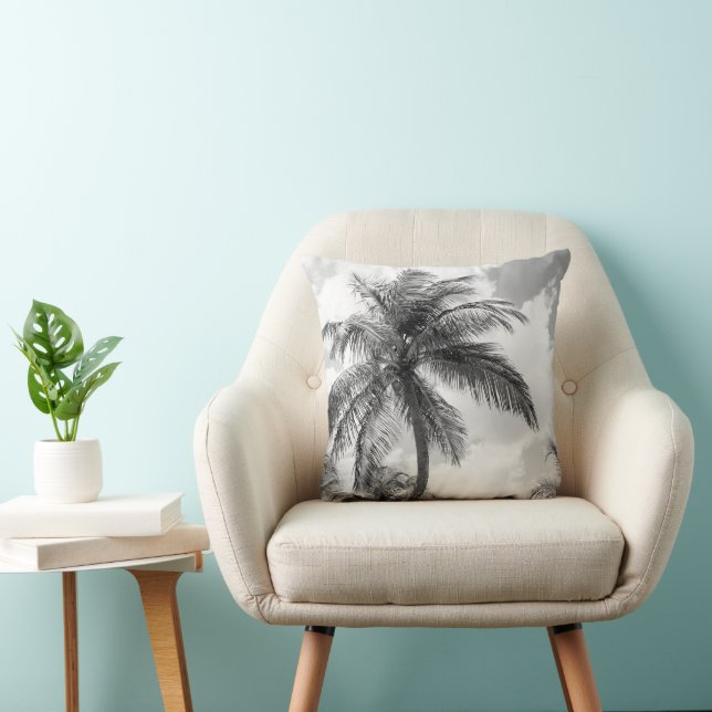 Lush Glam Palm Trees 1 Kissen (Stuhl )