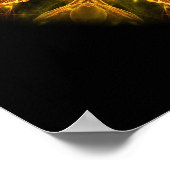 Lush Glow Kaleidoskop Poster (Ecke)