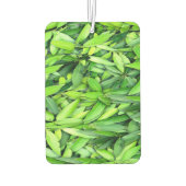 Lush Green Blätter Pattern - Natur botanisch Autolufterfrischer (Rückseite)