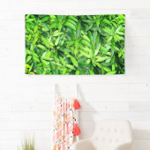 Lush Green Blätter Pattern - Natur botanisch Banner (Insitu)