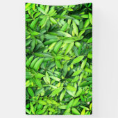 Lush Green Blätter Pattern - Natur botanisch Banner (Vertikal)