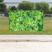 Lush Green Blätter Pattern - Natur botanisch Banner (Insitu)