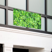 Lush Green Blätter Pattern - Natur botanisch Banner (Äußeres Gebäude)