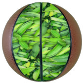 Lush Green Blätter Pattern - Natur botanisch Basketball (Vertikal)