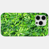 Lush Green Blätter Pattern - Natur botanisch Case-Mate iPhone Hülle (Rückseite (Horizontal))