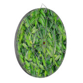 Lush Green Blätter Pattern - Natur botanisch Dartscheibe (Vorderseite Links)