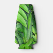 Lush Green Blätter Pattern - Natur botanisch Flaschenkühler (Vorderseite)