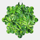 Lush Green Blätter Pattern - Natur botanisch Ornament Karte (Vorderseite)