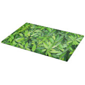 Lush Green Blätter Pattern - Natur botanisch Schneidebrett (Ecke)