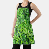 Lush Green Blätter Pattern - Natur botanisch Schürze (InSitu)