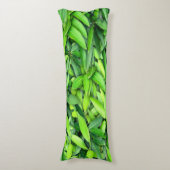 Lush Green Blätter Pattern - Natur botanisch Seitenschläferkissen (Vorderseite Vertikal)