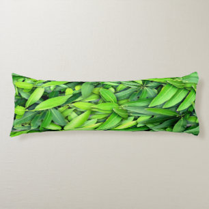 Lush Green Blätter Pattern - Natur botanisch Seitenschläferkissen