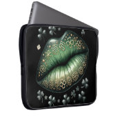 LUSH GREEN IRISH CELTIC LIPS LAPTOPSCHUTZHÜLLE (Vorne Rechts)