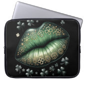 LUSH GREEN IRISH CELTIC LIPS LAPTOPSCHUTZHÜLLE (Vorderseite)