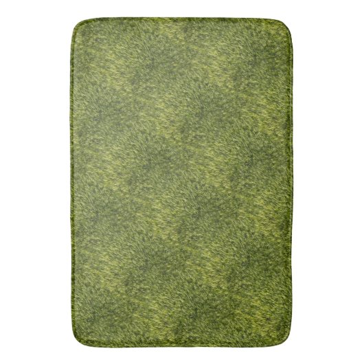Lush Green Moss Badematte (Vorderseite Vertikal)