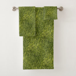 Lush Green Moss Badhandtuch Set